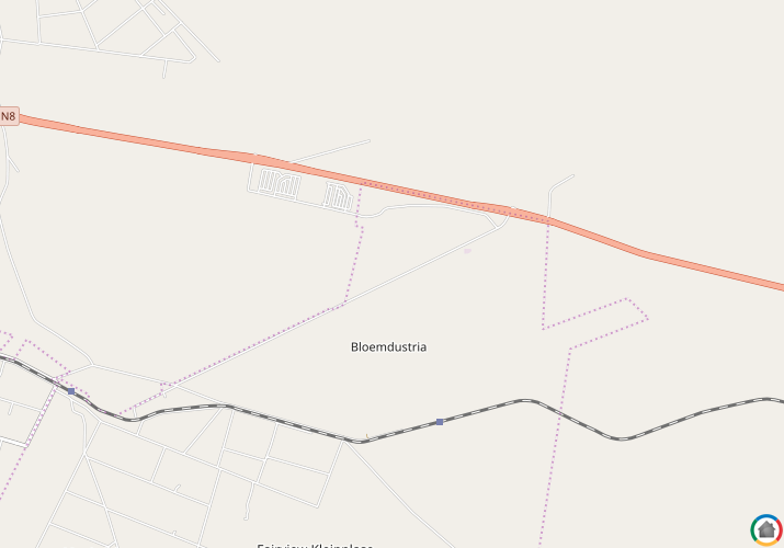Map location of Bloemdustria